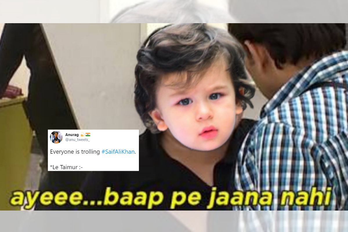 Taimur 'Hits Back' at Trolls After Father Saif Ali Khan's Upcoming ...
