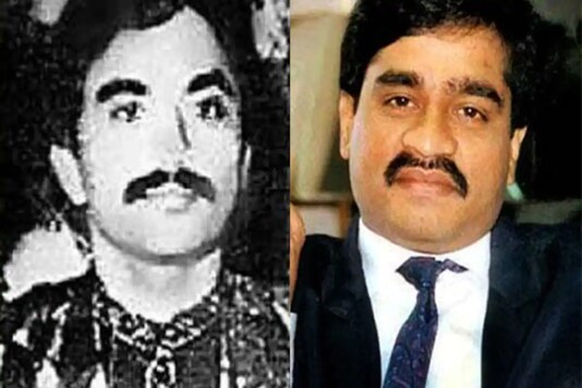 File photos of fugitive dons Chhota Shakeel (L) and Dawood Ibrahim.