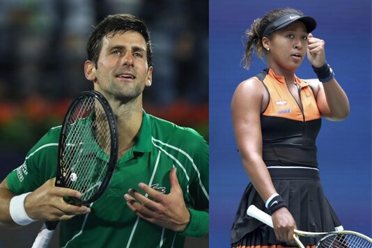 Novak Djokovic and Naomi Osaka (Photo Credit: AP)