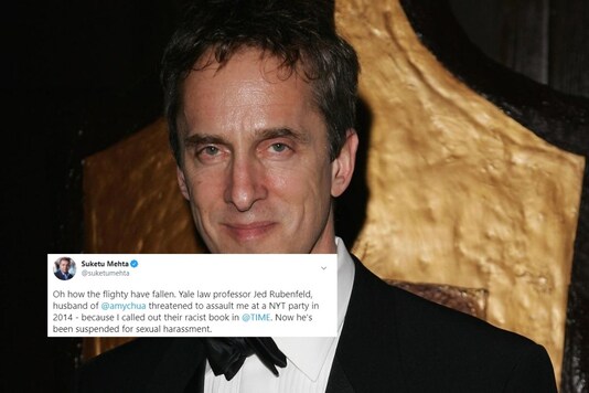 Jed Rubenfeld (Photo by Gareth Cattermole/Getty Images); Screenshot from Twitter.