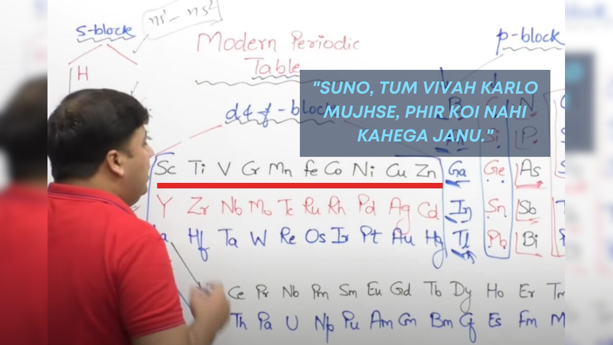Desi Chemistry Teacher's 'Jugaad' Periodic Table Classes Will Put Even