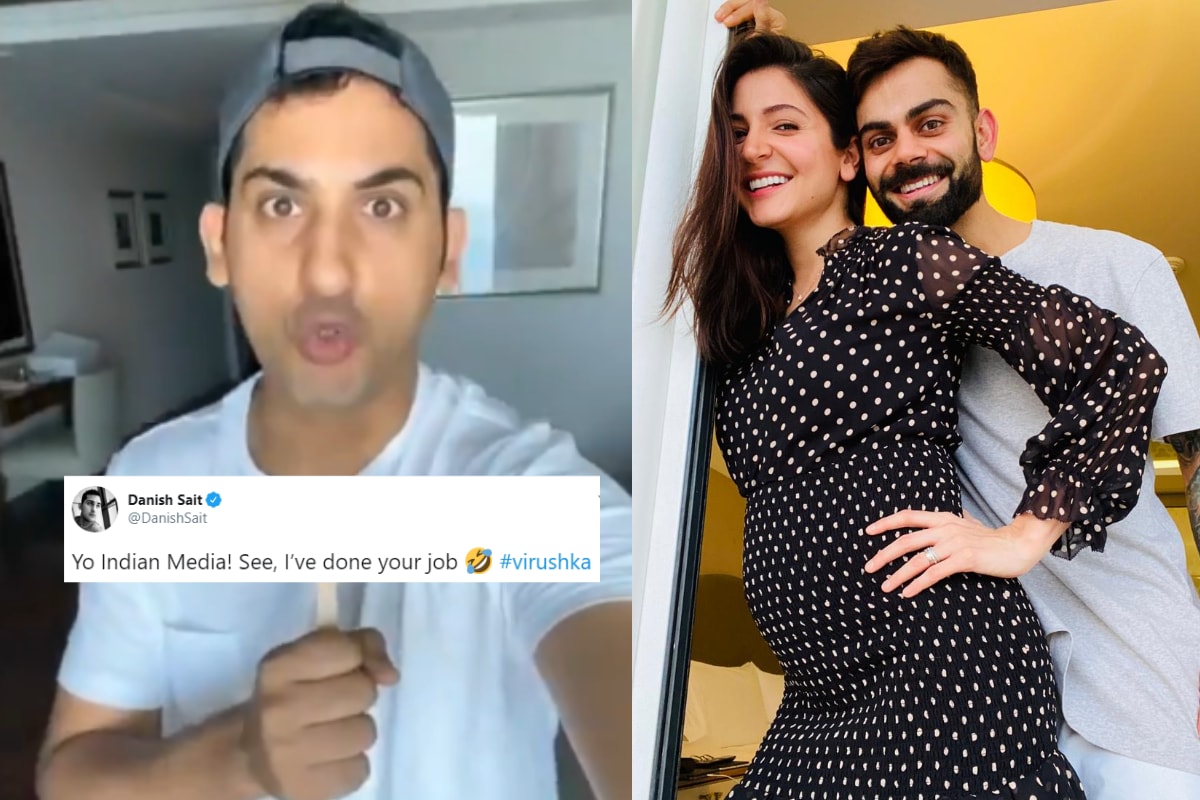 WATCH: Danish Sait Hilariously Imagines Indian Media's Coverage on Virat, Anushka's First Baby