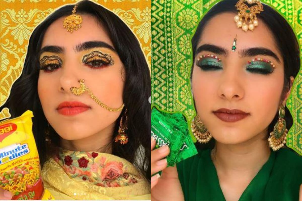 From Maggi to 'Pass Pass', This Beauty Vlogger Pays Tribute to Indian Snacks with Makeup Looks