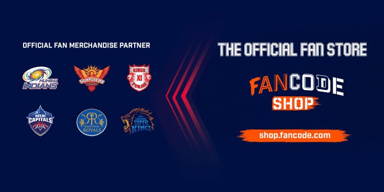 FanCode Ties-up With Six IPL Teams for Fan Merchandise  