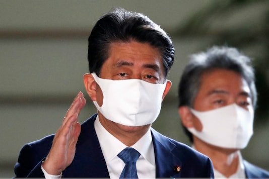 Japanese Prime Minister Shinzo Abe speaks during a news conference at the prime minister's official residence in Tokyo, Japan, August 28, 2020. Franck Robichon/Pool via REUTERS