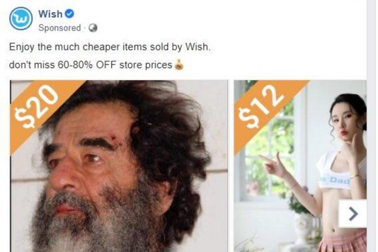The ad had the netizens baffled.