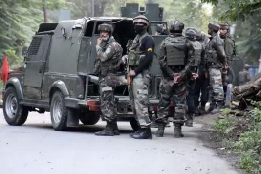 Incriminating material, including arms and ammunition, was recovered from the encounter site. (Image: News18)