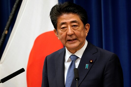 Japanese Prime Minister Shinzo Abe speaks during a news conference at the prime minister's official residence in Tokyo, Japan, August 28, 2020. Franck Robichon/Pool via REUTERS