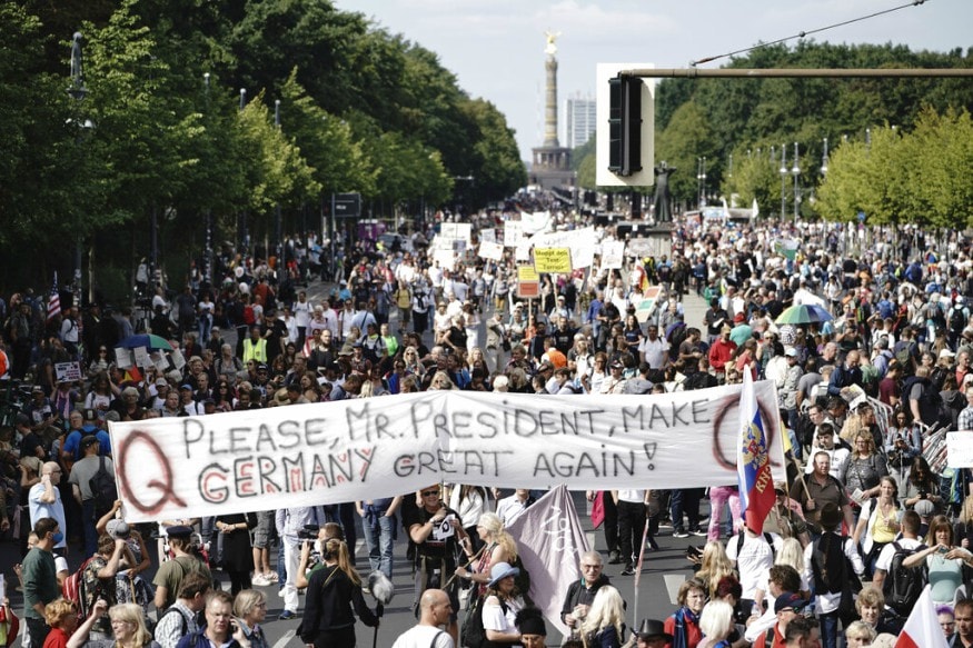 Germany Protest Photos: Thousands Of People Protest In Berlin Against ...