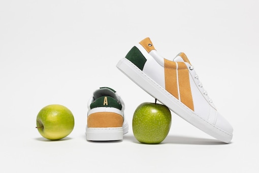 Apple leather sneakers by CAVAL

