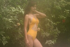 Actress Disha Patani Floors Fans in Sexy Yellow Monokini