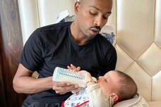Hardik Pandya Meets His Son After 120 Days, Shares Pic of Feeding Him Milk