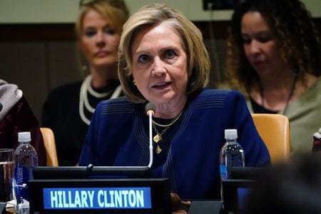 Clinton says she hopes Harris gets 'less sexist' treatment on U.S. campaign trail