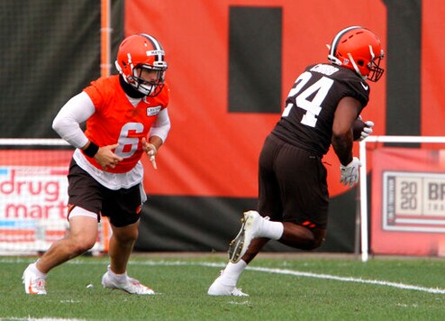Browns star running back Chubb being checked for concussion