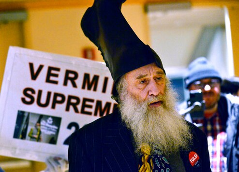 Boot-hatted Satirist Vermin Supreme Launches Mock Senate Bid