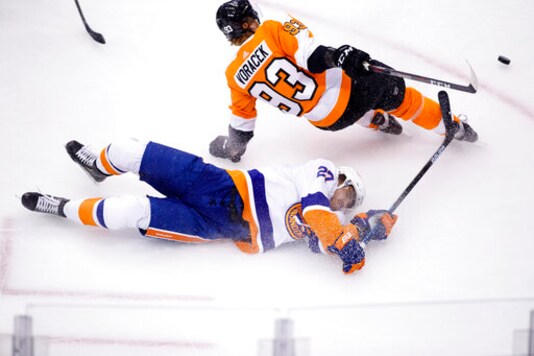 Myers Scores Early In OT, Flyers Even Series With Islanders
