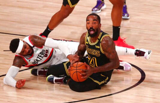 On Kobe Bryant Day Lebron James Leads La Lakers To Beat Portland Trail Blazers 135 115