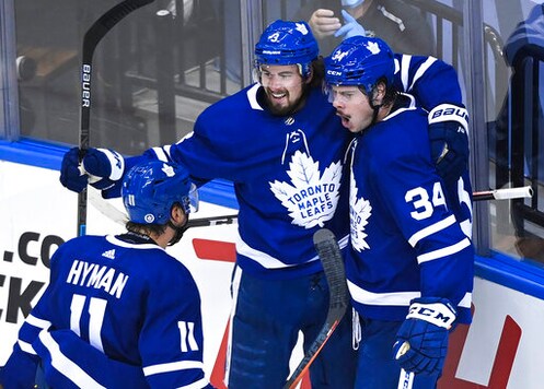 Toronto Maple Leafs Shut Out Columbus Blue Jackets 3-0 to Even NHL Playoff Series