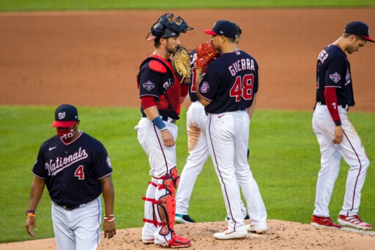 Aguilar Drives In 3 Runs, Marlins Outlast Nationals 11-8