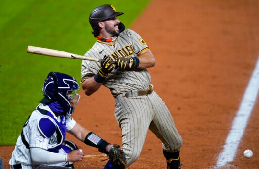 France Drives In 4 As Padres Rally Past Rockies
