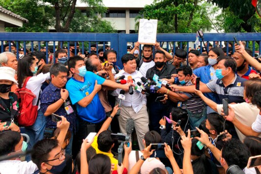 Thai student leader freed on bail, vows to keep up protest