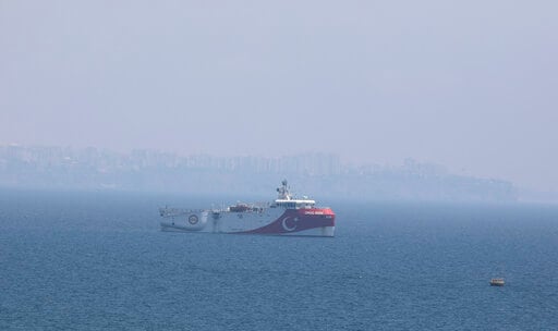 Tension high between Turkey, Greece in eastern Mediterranean