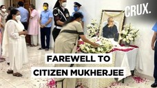 Pranab Mukherjees Last Rites Performed With State Honour