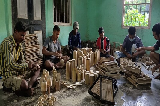 Borah says  employs 15 youths of his district in the trade. (Credit: news18)
