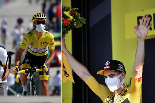 Julian Alaphilippe (L) and Wout van Aert. (Photo Credit: AP)