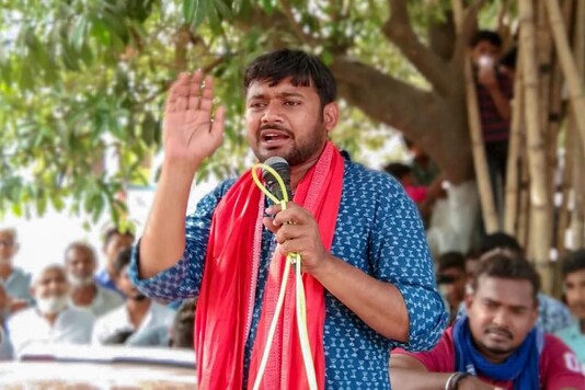 Former JNU students' union president Kanhaiya Kumar. 