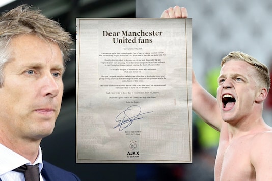 Edwin van der Sar's letter to Manchester United fans after Donny van de Beek transfer (Photo Credit: Twitter and AP)
