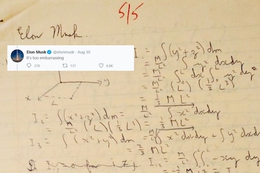 Elon Musk S Embarrassing Physics Homework Goes Viral Twitter Asks What Grade Did You Get Dailygovjob
