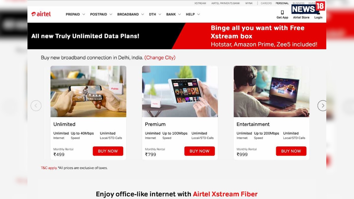 Indian ISPs block Streamable; Airtel runs ads on block page