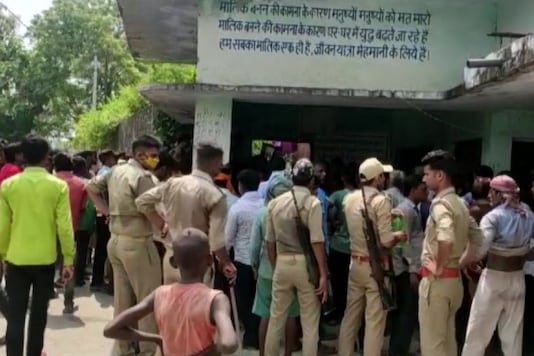 Three-time former MLA Nirvendra Kumar Mishra was allegedly murdered on Sunday in Lakhimpur Kheri District, Uttar Pradesh, over an alleged case of land dispute. (Image: ANI)