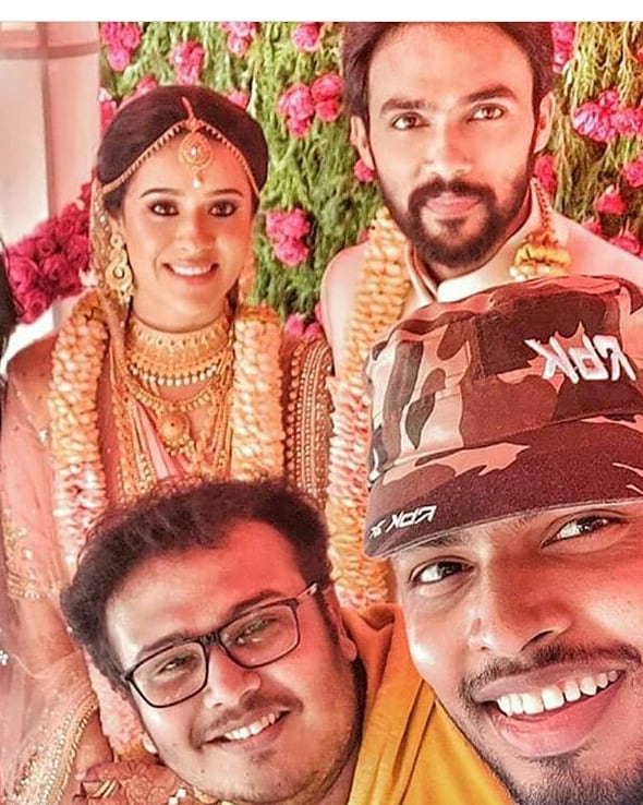 Bigg Boss Tamil 1 Winner Arav Nafeez Marries Actress Raahei In Chennai Photogallery