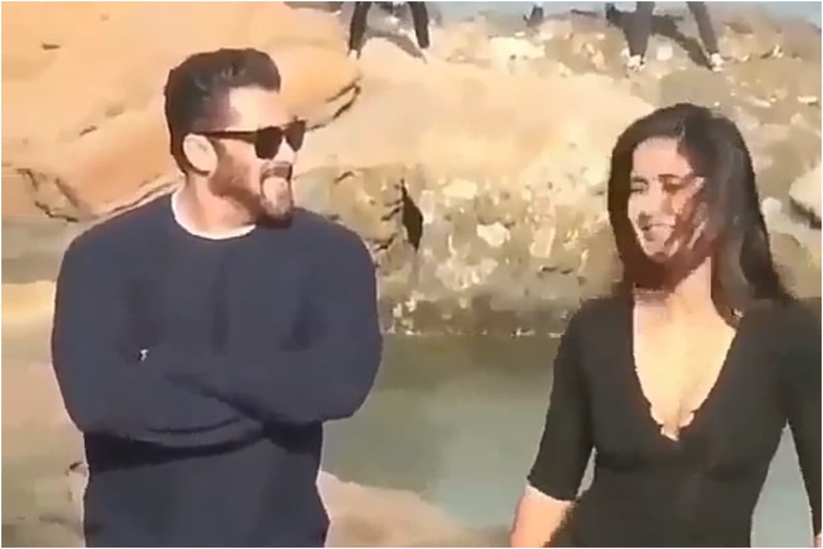 Salman Khan Aur Katrina Kaif Xxx Porn - Salman Khan, Katrina Kaif Have Fun While Shooting 'Swag Se Swagat' in  Throwback Video - News18