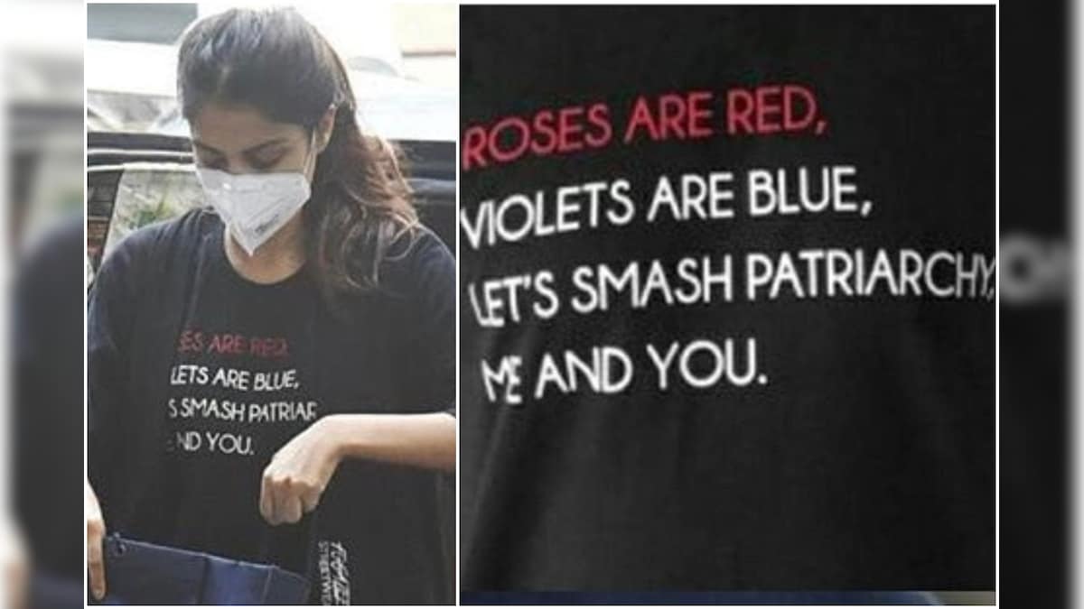 Rhea Chakraborty Wore a 'Smash Patriarchy' T-Shirt, Indians Want to Know What it Means