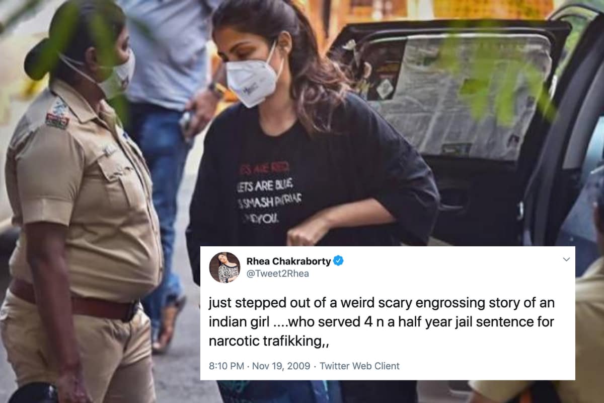 Rhea Chakraborty's 11-Year-old Tweet about Drug Trafficking Dug up by Trolls Moments After Arrest