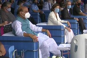 Rafale Induction Ceremony: Rajnath Singh, Florence Parly Attend 'Sarva Dharma Puja'