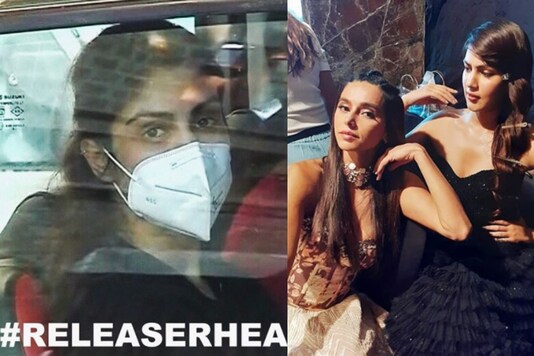 Shibani Dandekar and Rhea Chakraborty