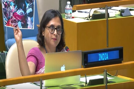 Counsellor in the Permanent Mission of India to the UN, Paulomi Tripathi said blasphemy laws are used against religious minorities such as Hindus, Christians and Sikhs. (File photo of Paulomi Tripathi/ ANI)