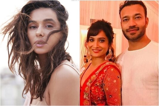 Shibani Dandekar (L)