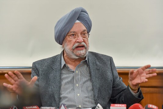 File photo of Housing and Urban Affairs Minister  Hardeep Singh Puri. (PTI)