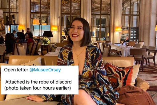 A French literature student named Jeanne called out a prestigious museum in France for denying her entry based on her dress | Image creditL Twitter