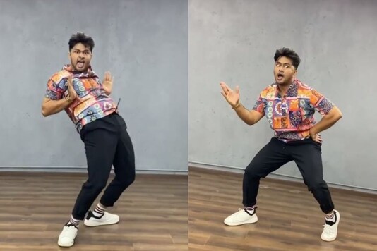 Video grab of Awez Darbar grooving to Rasode Main Kaun Tha.
(Credit: Instagram/ Awez Darbar)