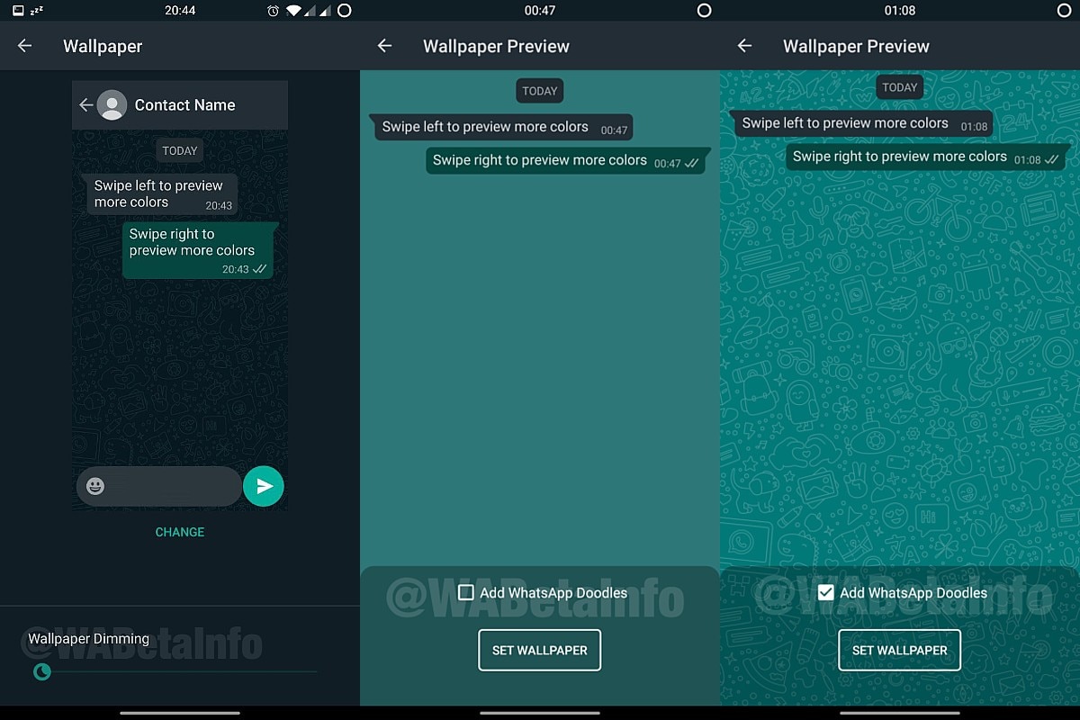 WhatsApp is Bringing Wallpaper Dimming and Doodles to Chat ...