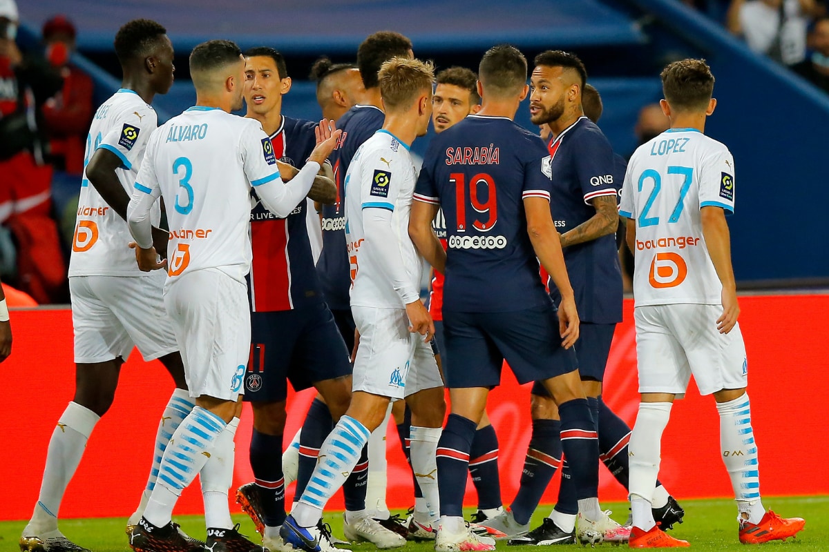Neymar Among Five Sent Off as Marseille Beat PSG in Ill-tempered Ligue