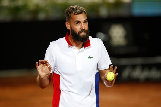 Benoit Paire showed his anger on the court several times at Rome Masters. (Photo Credit: Reuters)