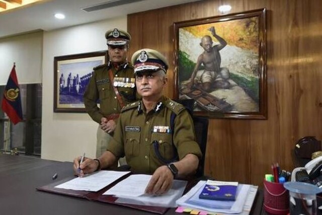 Delhi Police Commissioner S N Shrivastava. (PTI Image)