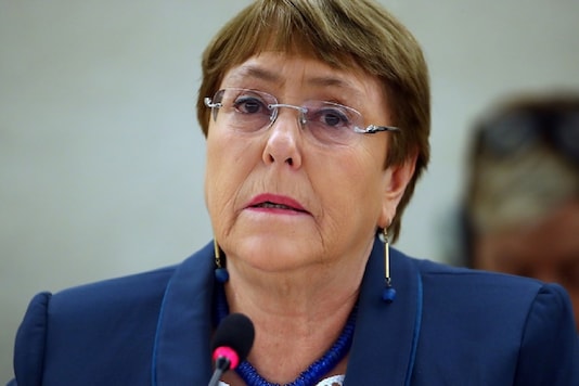 File photo of UNHRC commissioner Michelle Bachelet. File photo of UNHRC commissioner Michelle Bachelet.